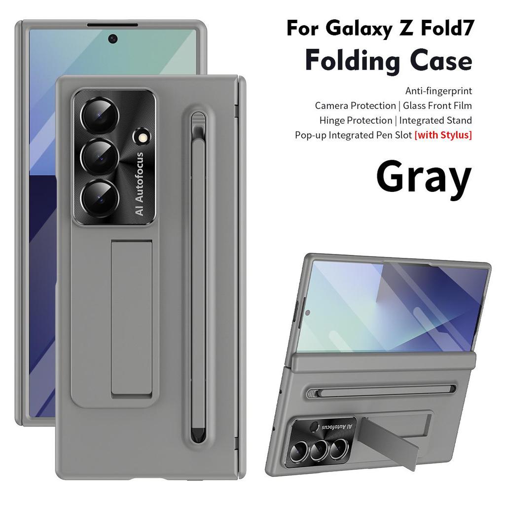 Чехол для телефона Samsung Galaxy Z Fold 7 со слотом для стилуса и креплением для шарнира