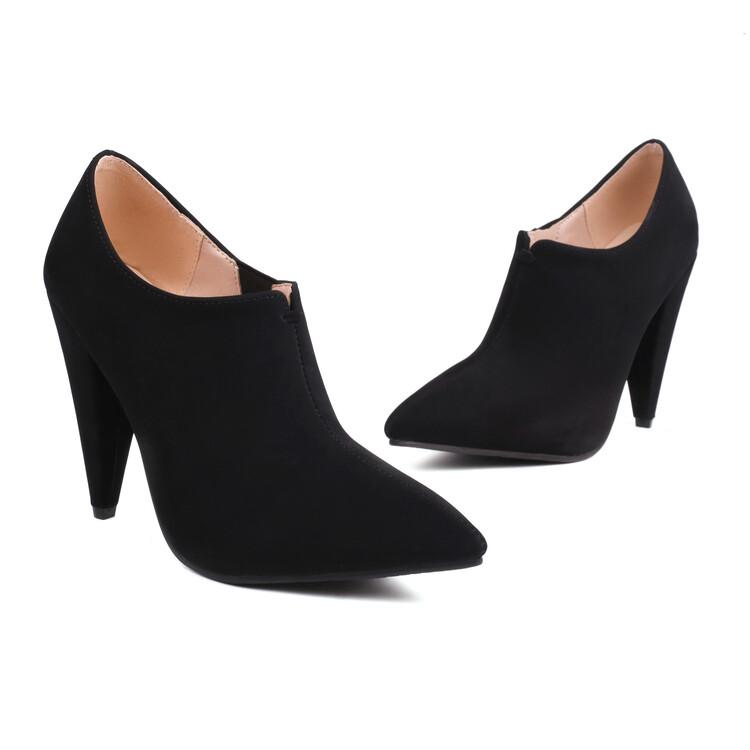 Женские туфли-лодочки, модные туфли на высоком каблуке с острым носком, вечерние, свадебные, пикантные весенне-осенние туфли, черные, красные, желтые, синие, размеры 34-43