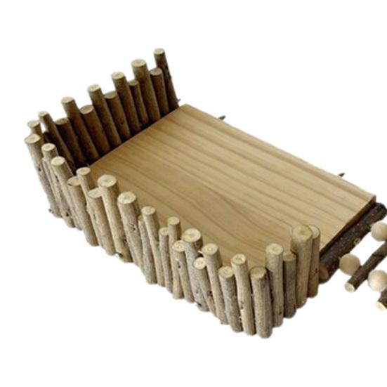 Игрушка для хомяка Высокая стабильность Большое пространство Твердые натуральные материалы Износостойкий отдых Игра рельеф