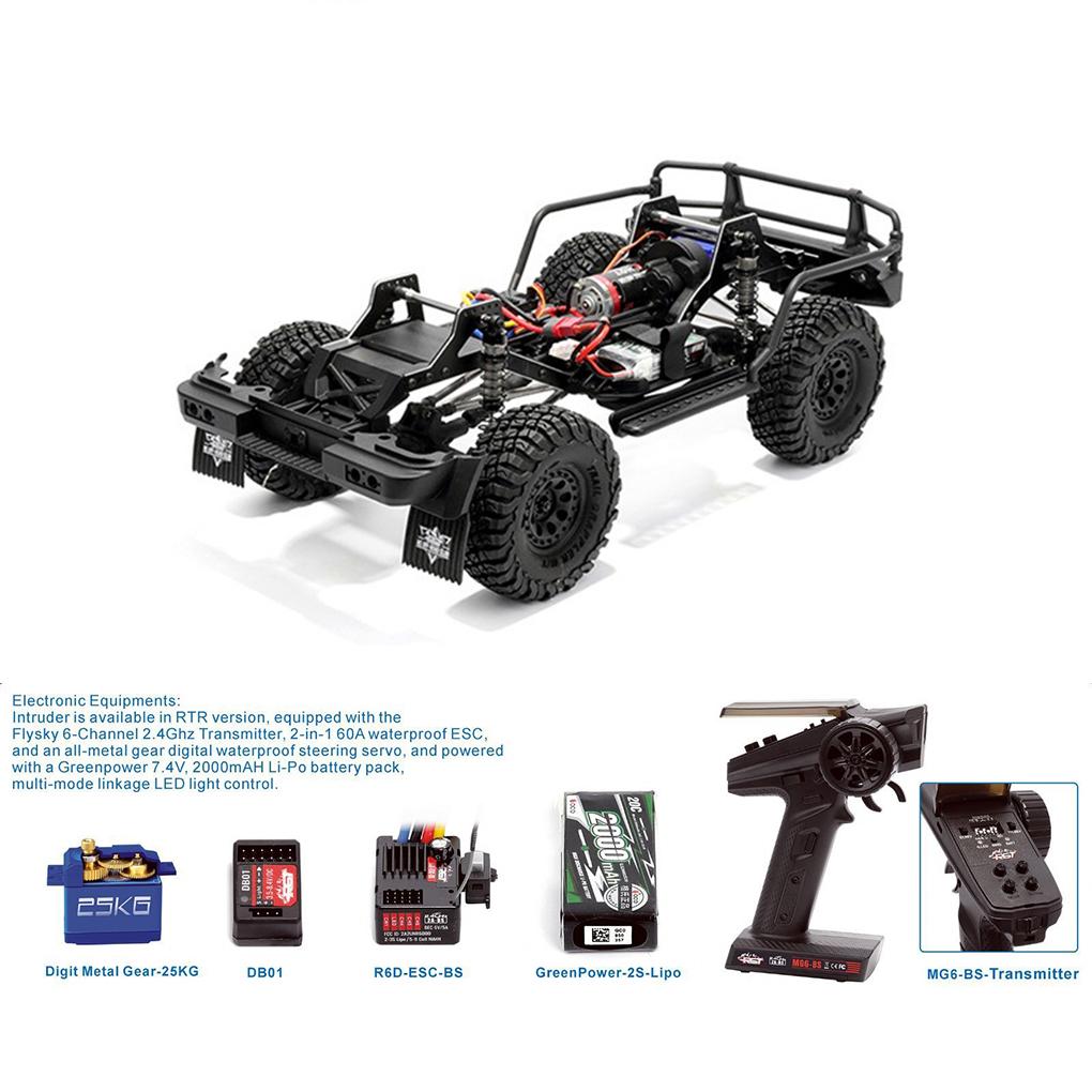Новый 1/10 RGT EX86020 Радиоуправляемый автомобиль LC71 RTR 4WD Автомобиль с дистанционным управлением 2.4G Радиоуправляемая электрическая модель автомобиля Рок-краулер Подарок