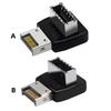 USB 3.1 Type E 90 Degree Converter Front USB C Header Adapter Vertical Type E Header Converter for PC Motherboard
