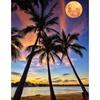 DIY Moon Scenery 5D Diamond Painting Full Round Drill Landscape Diamond Embroidery Cross Stitch Kits Mosaic Wall Art Home Decor