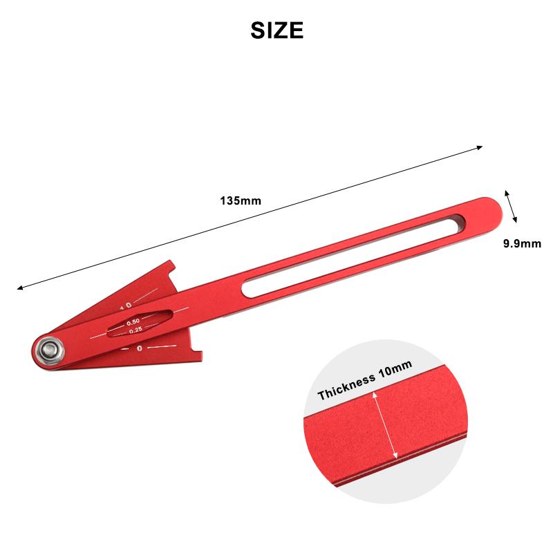 Bicycle Chain Wear Indicator Tool Aluminum Alloy Bike Chain Checker Kits Multi-Functional Mountain Road Cycling Repair Tool