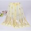 2024 Spring/Summer Women's Beauty Sand Scarf with Peacock Flower Design