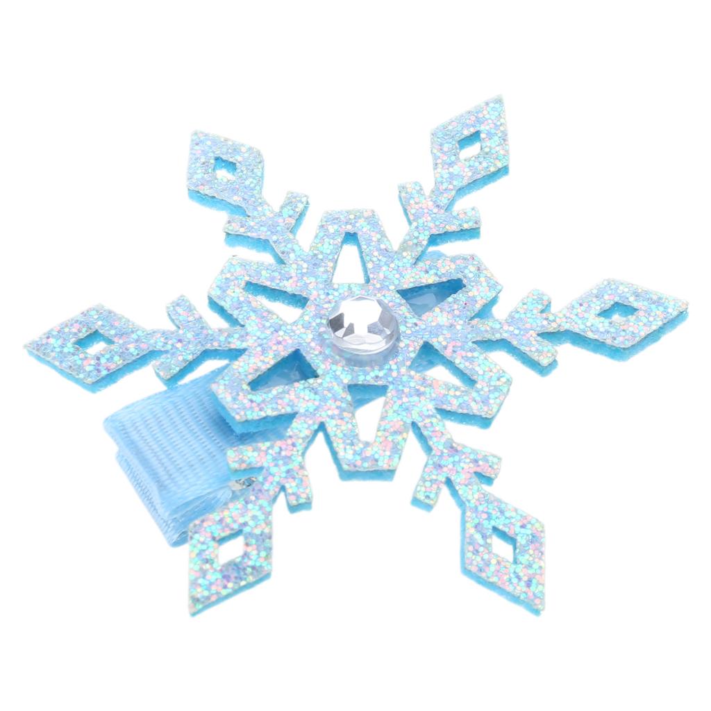 Заколка-снежинка Рождественская заколка Милая рождественская плоская заколка Шпилька Рождественская элегантная заколка для пучков