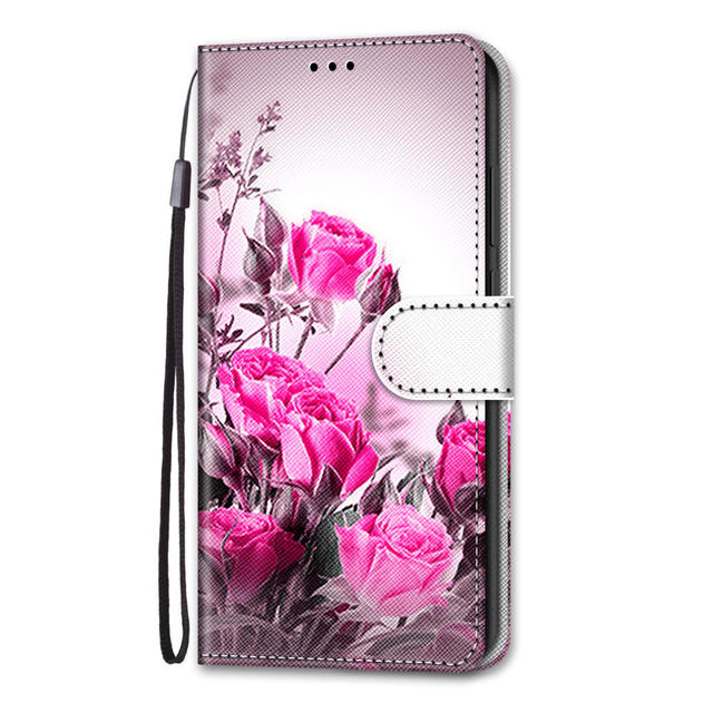 Модный кожаный флип-чехол для Samsung Galaxy S22 Plus Ultra S10 S10e E, персонализированный расписной кошелек, держатель для карт, подставка, обложка для книги