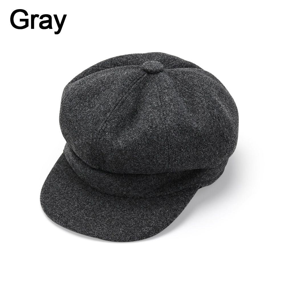 Fashion Autmn Winter Baker Boy Hats Warm Hats Newsboy Cap Painter Cap Beret Hat Fedora Wool Caps