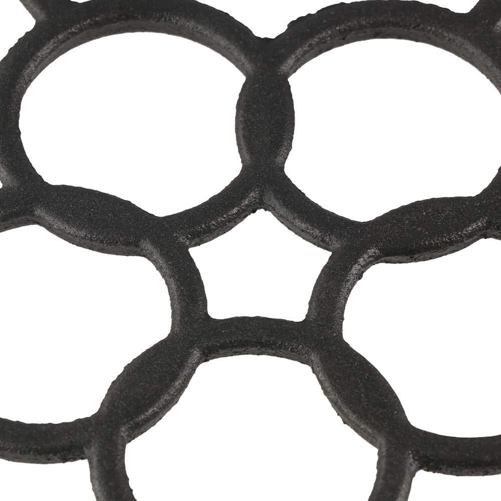 Round Gas Stove Stand Cast Iron Pan Holder Coffee Pot Stand Milk Pot Anti-slip Shelf Home