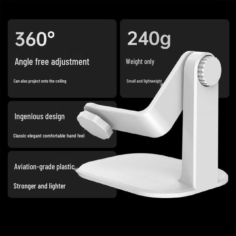 Вращающаяся подставка для проектора 360° с наклоном и поворотом для крепления к потолку и на стол