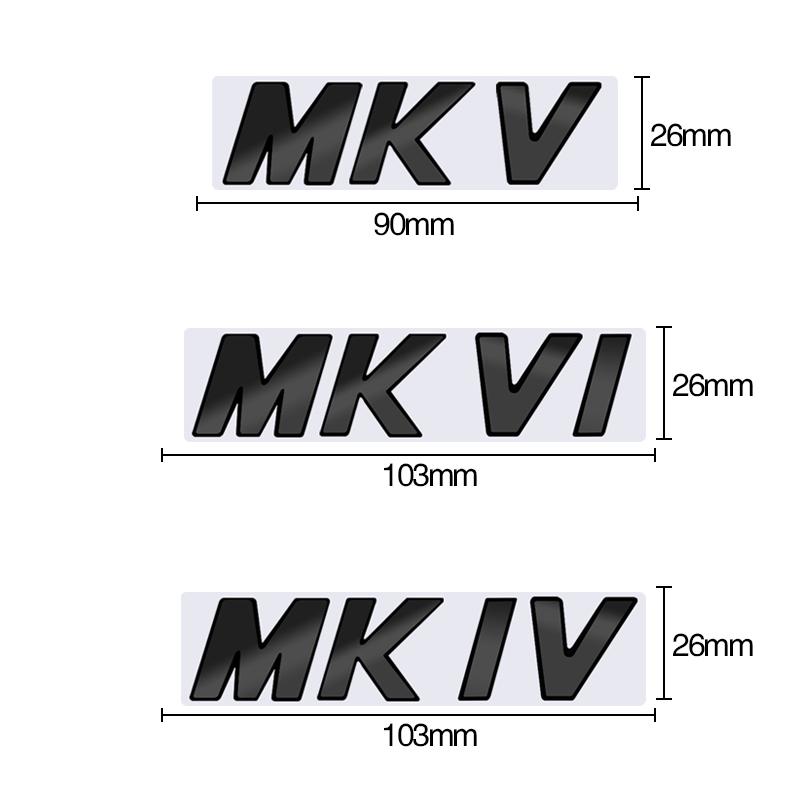 txbng3 Metal Emblem Car Styling MKIV MKVI MKV Front Grille Sticker Badge for GOLF 4 5 6 7 MK4 MK5 MK6 MK7 VW Jetta Polo