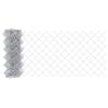 VidaXL Chain Link Fence 0.8x10 M Galvanized Steel 42004846