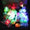 LED Light Up Ring Bumpy Rings Flashing LED Bumpy Jelly Ring Light-Up Toy Birthday Rewards Eggs Filler Glow Party Supplies