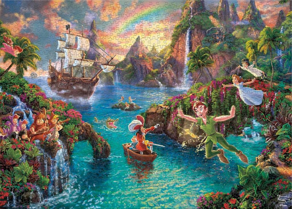 Ceaco - Thomas Kinkade - Disney - Peter Pan's Neverland - 1000 Piece Jigsaw Puzzle
