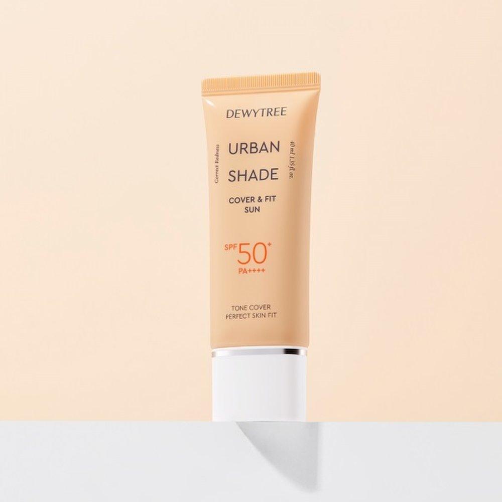 DEWYTREE Солнцезащитный крем Urban Shade Foundation Free Cover & Fit Tone-Up 40 мл / SPF50+ PA++++