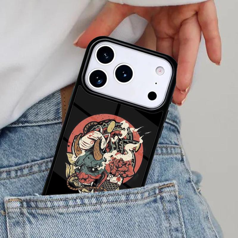 Чехол в японском стиле с тигром, кошкой и сиба-ину для iPhone 16e 15 14 13 12 17 Pro Max Plus Air 17pro Чехол Coque
