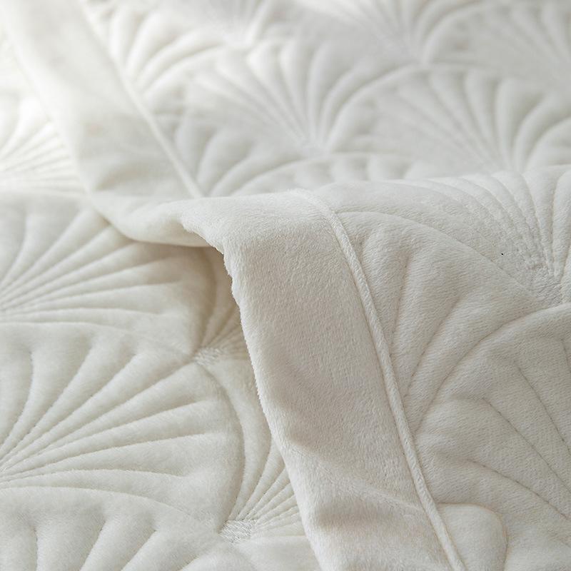 Универсальная нескользящая зимняя плюшевая утолщенная однотонная подушка для дивана на четыре сезона, простой скандинавский простой чехол для дивана, чехол