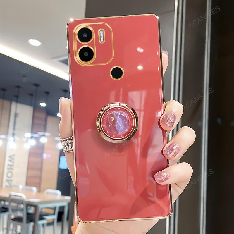 Redmia1 Redmia2 Роскошный чехол-подставка с кольцом-держателем для Xiaomi Redmi A1 A2 Plus A 1 2 Мягкая силиконовая задняя крышка A1plus A2plus