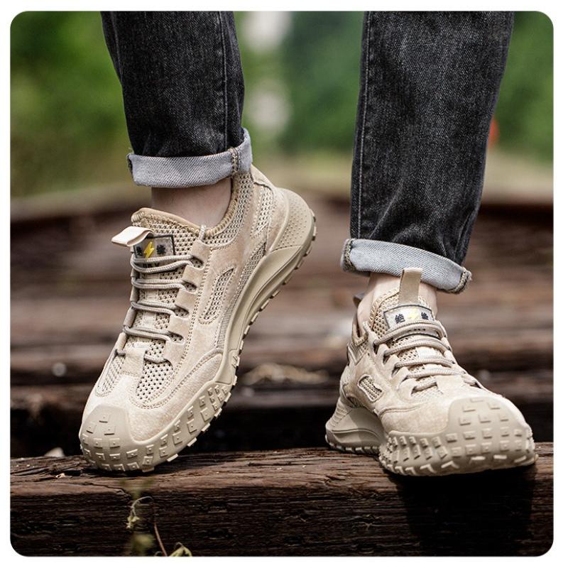 Summer Safety Shoes Breathable Mesh Work Shoes with Plastic Toe Industrial Non-slip Sneakers Insulated Work Boots for Welder