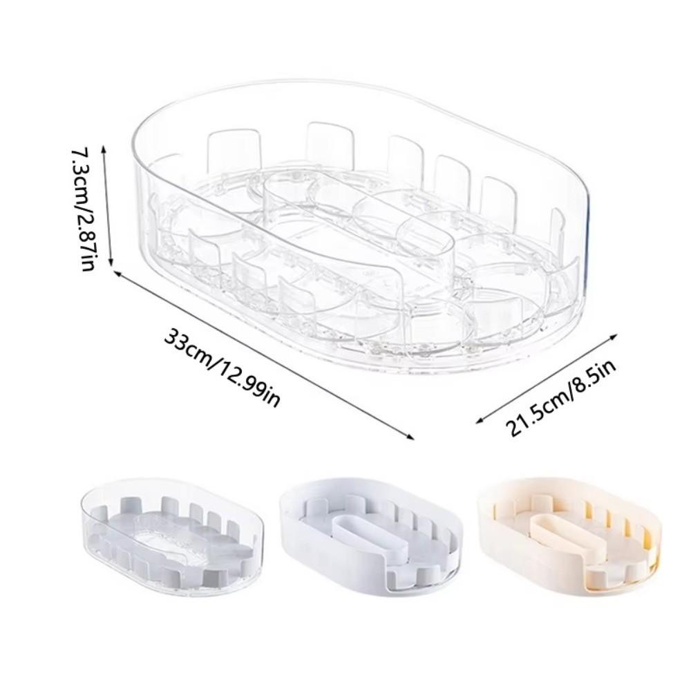 Easily Organize Countertop Organizer Rotating Design Fridge Organizer Bathroom Cabinet