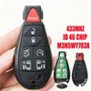 M3N5WY783X 433 МГц Умный ключ Для Chrysler 300C Voyager 2008 2009 2010 /Jeep Cherokee /Dodge Caliber Journey Ключ дистанционного управления Чип ID46