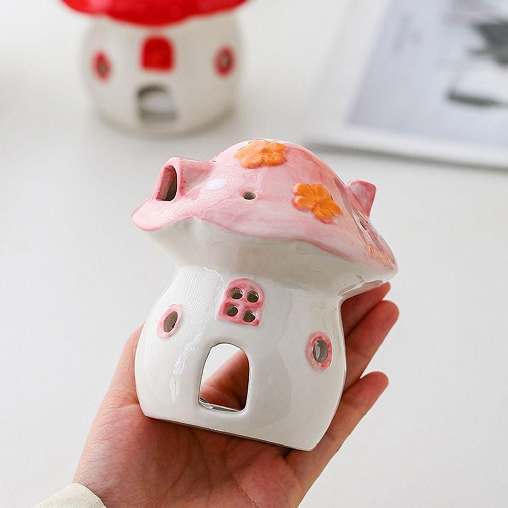 Cute Mushroom Candle Holder Romantic Mushroom Incense Burner Party Supplies