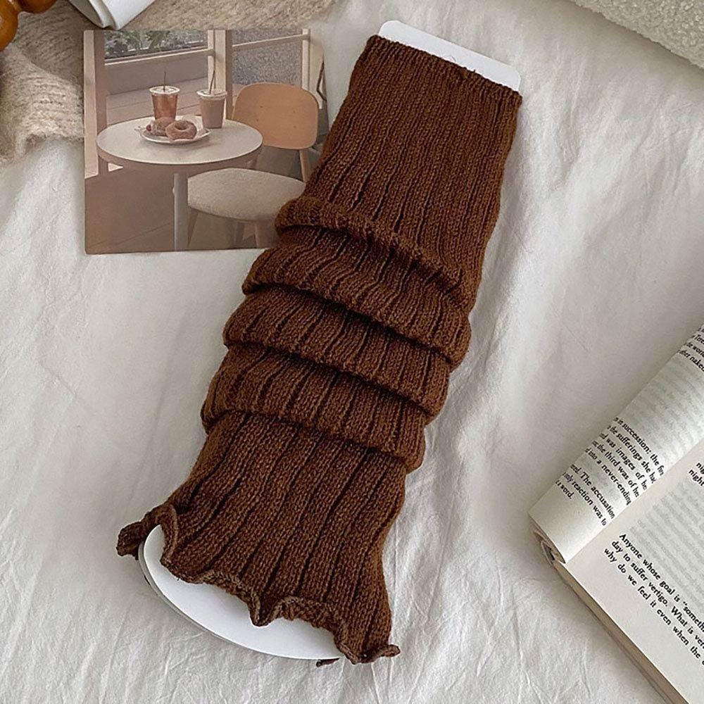 Cute Sweet Leg Warmers Knitting Warm Foot Cover Fashion Lolitas Knitted Socks Women Girls