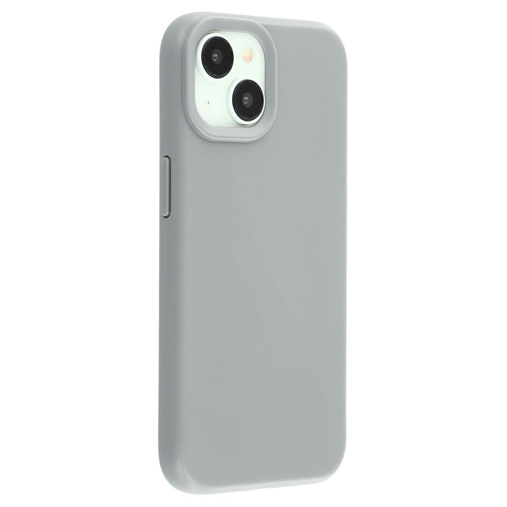 For iPhone 14 Case 2.0mm Thick Solid Color Soft TPU Phone Back Cover Large Lens Cutout