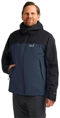 Куртка Jack Wolfskin Wild Places 3in1 Jacket Men Wasserdichte 3-in-1 Jacke Herren blue midnight sky (A65257_C0412)