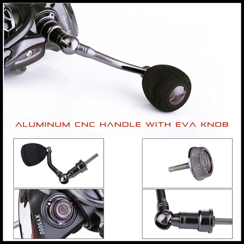 Рыболовные катушки 13 + 1BB Легкая ультрагладкая металлическая алюминиевая спиннинговая рыболовная катушка со свободной шпулей