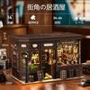 Кукольный домик Pixie Curio, Миниатюрная книжная полка, DIY 3D-пазл со светодиодной подсветкой и цветом, для начинающих и DIY-набор для релаксации, Дом, Набор, Инструкции,