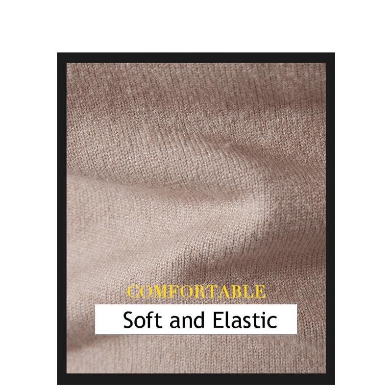 New Spring Zipper Pullover Sweaters For Men Autumn High Elastic Warm Sweater Winter Stand Collar Solid Color Knitted Sweatwear