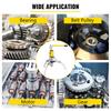 SucceBuy 15 Ton Hydraulic Gear Wheel Bearing Puller Separator Tool Two & Three Adjustable Jaws With Portable Box for Repair Shop