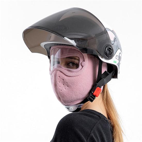 Полнолицевая маска, противотуманная велосипедная маска, защита глаз, экран, зимняя теплая маска, ветрозащитная мотоциклетная маска