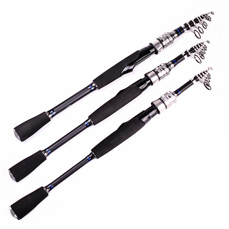 Mavllos Ultra Short 1.98m/2.28m/2.58m Spinning Telescopic Fishing Rod Lure Weight 5-18g