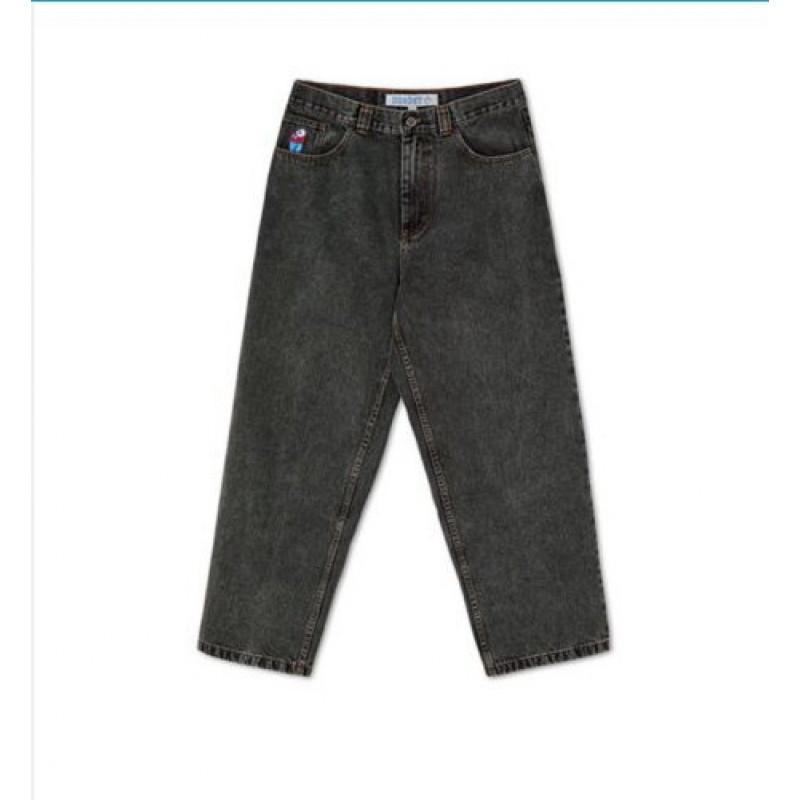 Y2K Hip Hop Wide Leg Jeans Men Loose Fit Straight Cut Denim Pants Fall Casual Streetwear