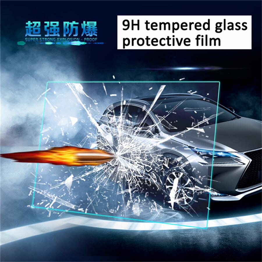 2.5D Curved Navi Screen Protector 9H Tempered Glass For 10.1 10.2 Inch Car Radio