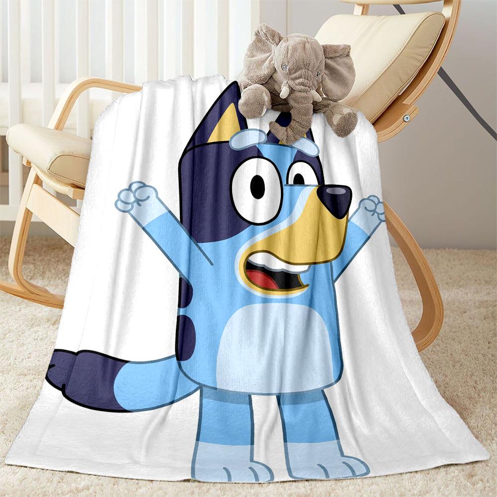 Blue Dog Adventure Blanket Soft Warm Cozy Great for Couch Livingroom Sofa for All Occasions Warmthful Decor Birthday Christmas Gift Blanket
