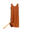Women's Plus Size Modal Sleeveless Mid-Length Camisole Nightgown