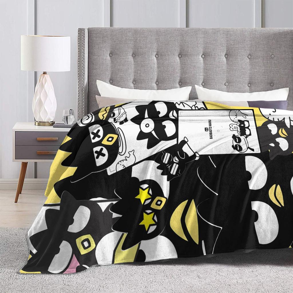 Bad Badtz Maru Blanket Quality Super Soft Bedding Throws Spring Child Couch Bed Comfortable Bedspread