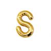 Fashionable And Trendy Small Letter Stainless Steel Bubble 26 Letter Earrings 1 Pair