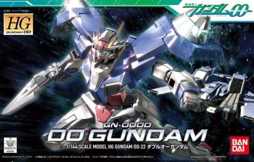 HG 00 Гандам Костюм Гандам 1/144 GN-0000 (Мобильный 00)
