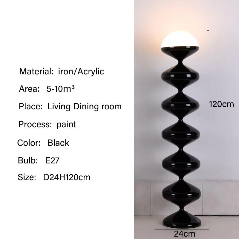 Nordic Medieval Cream Style Artistic Gourd Floor Lamp Internet Famous Decoration Simple Living Room Bedroom Sofa Corner Lamp