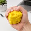Cheese Shaped Sensory Toy Fake Squeeze Toy, Anxiety Relief Cube Stress Reduction Gadget Slow Rising Pinch Home Office Relaxation Tool Calming Fidget