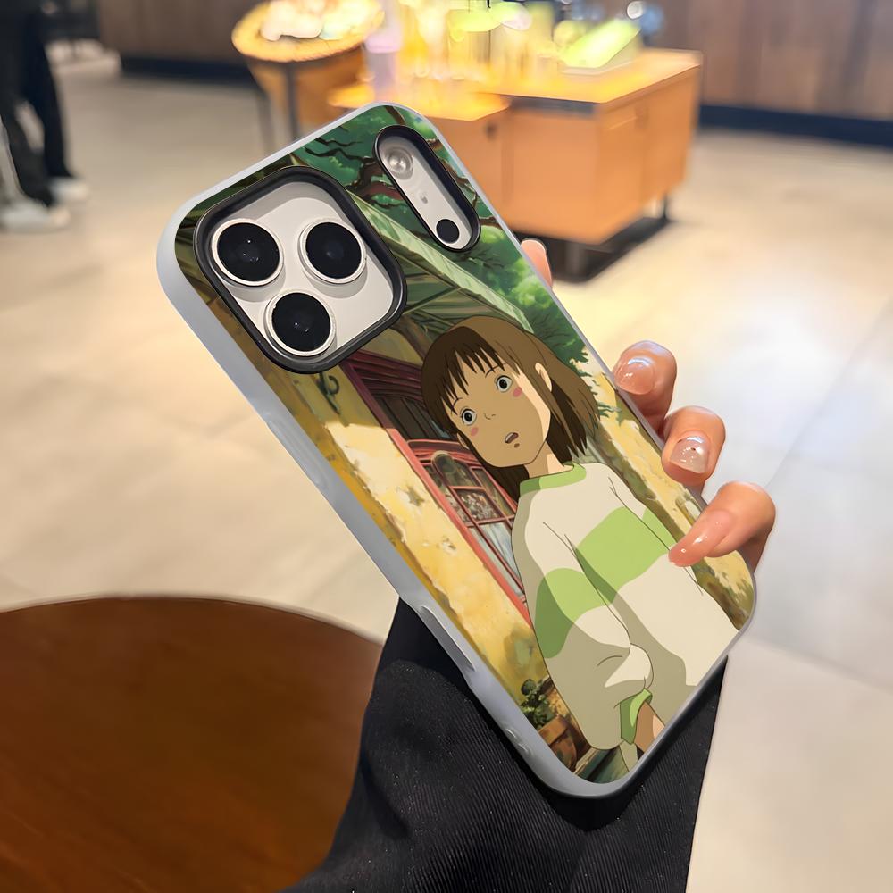 Чехол для телефона S-Spirited CARTOON A-Away Для iPhone 17 Air 16 E 15 14 Plus 13 12 11 Pro Max Гелевый Защитный чехол 2 в 1