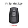 3 Buttons Gold Edge Shell Fob for Toyota Prius Camry Corolla CHR C-HR RAV4 Land Cruiser Prado TPU Car Key Case Cover Accessories