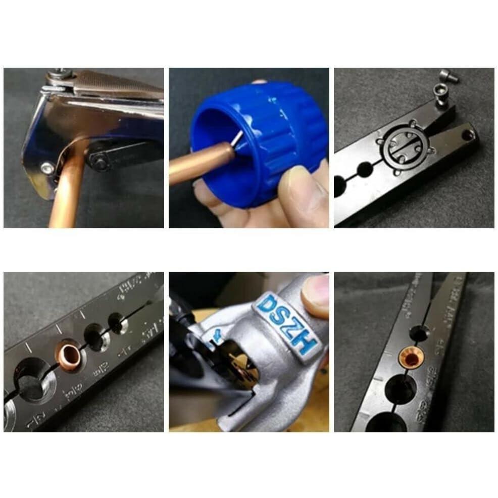 Устройство для развальцовки 45 градусов, двойной и простой набор тормозных трубок с гибочными плоскогубцами, набор инструментов для развальцовки, гибочные плоскогубцы для трубок кондиционера