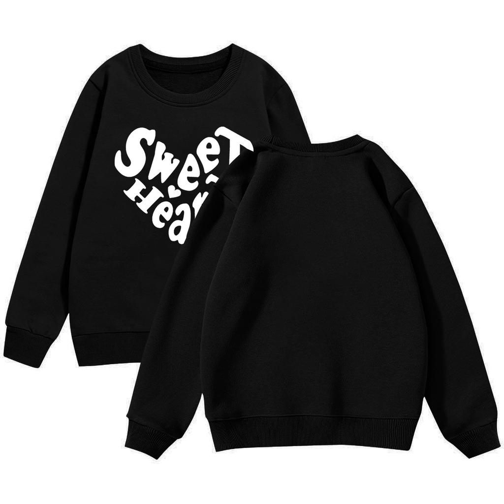 День святого Валентина Девочки Круглый вырез Пуловеры для детей Печатные детские топы