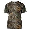 Hunting Camouflage T-Shirt Summer T Shirt Man 3D Printing Streetwear Clothing Short Sleeve Clothes Luxury T-Shirt Men Clothing
