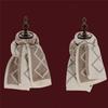 2025 Women New Winter Double Sided Versatile High End Warm Thick Knitted Checkered Scarf Neck