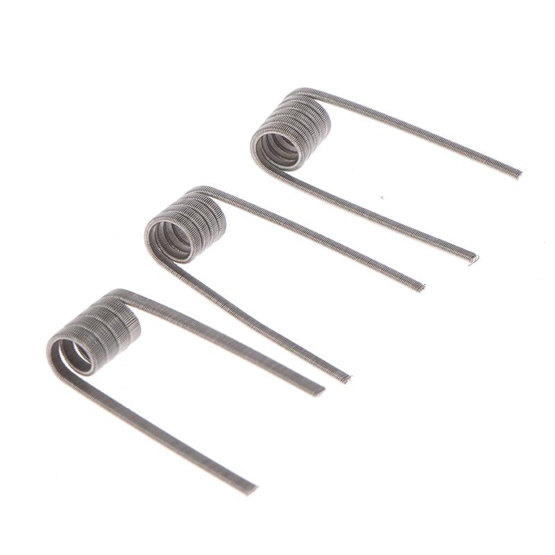 10Pcs Superfine Mtl Fused Clapton Prebuilt Coi Ni80 Alien Tank High Resistance